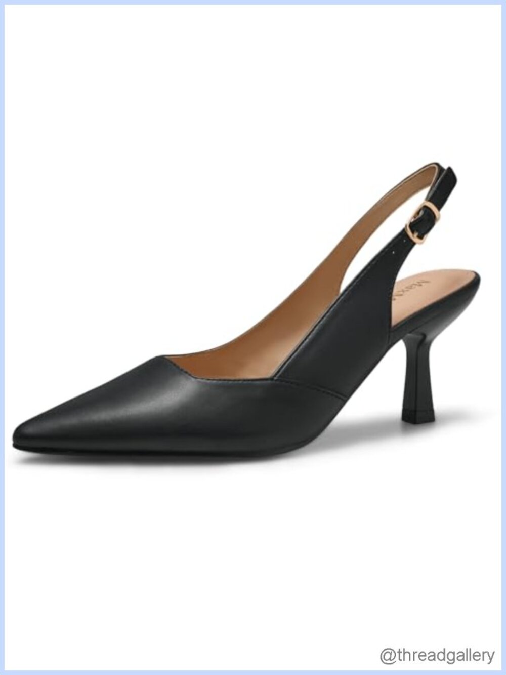 Slingback Kitten Heels Pointed Toe Pump Dress Wedding Party